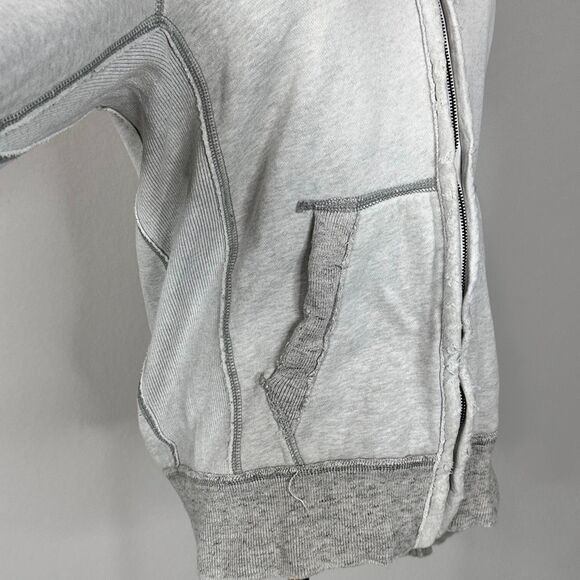 Y2K Abercrombie & Fitch S Hoodie Spellout Native Indian Head Distressed Unisex - Picture 13 of 15